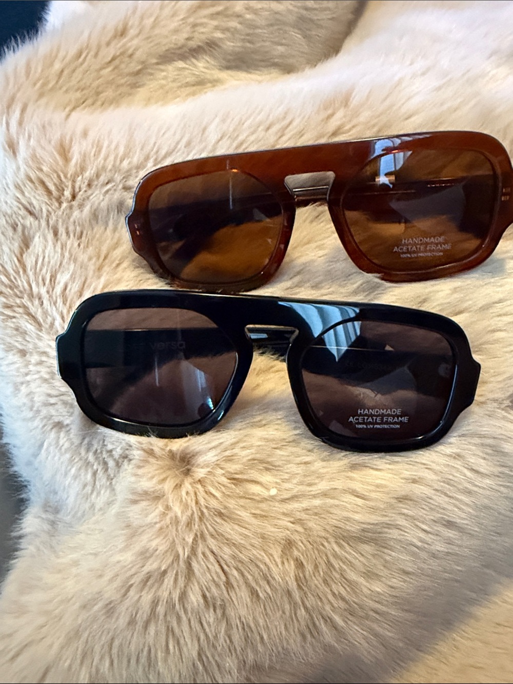LOFT Brown Tortoise and Black Sunglasses Duo